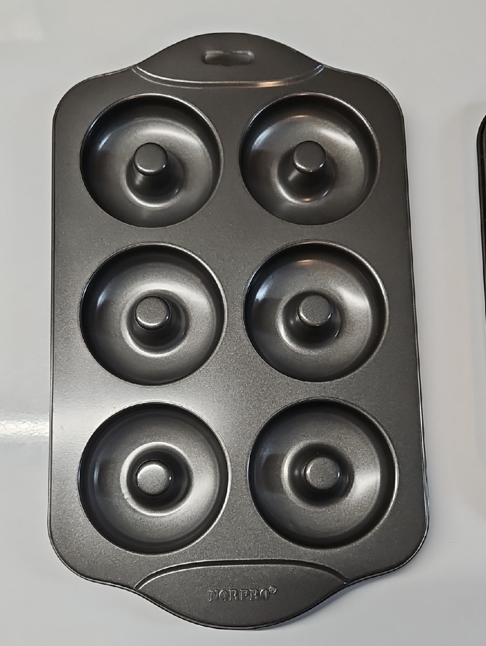 NORDIC WARE DOUNUT PANS 1 LG.6 CAVITY & 1 SM.12 CAVITY